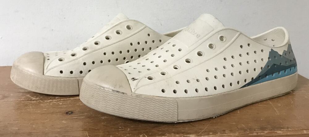 Native Jefferson Folio Mountain Block Foam Rubber Slip On Sneakers Shoes J5